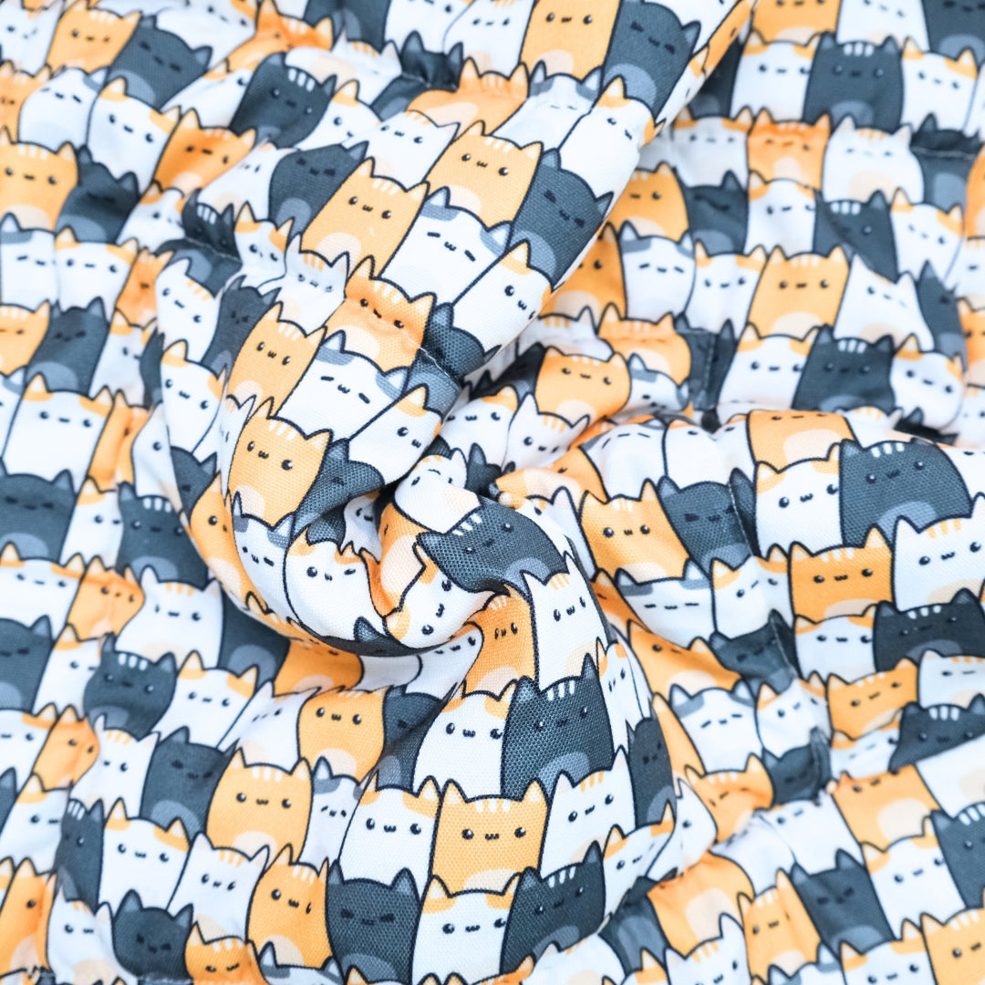 HRIKU® Cat-Themed Comforter for Cats - Calico