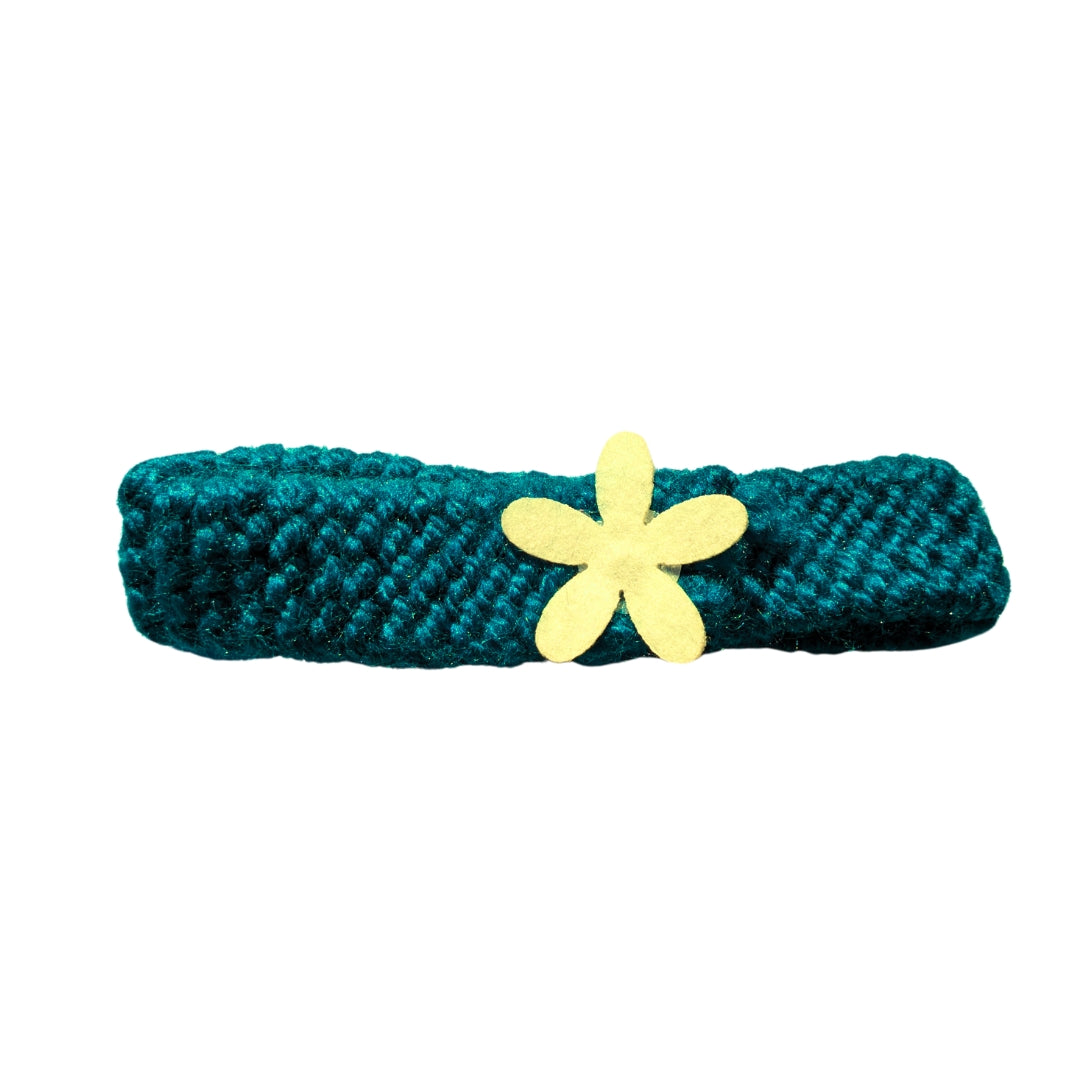 HRIKU® Cat Neck Bands - Cozy Winter Fashion for Cats - Cyan (Pack of 2)