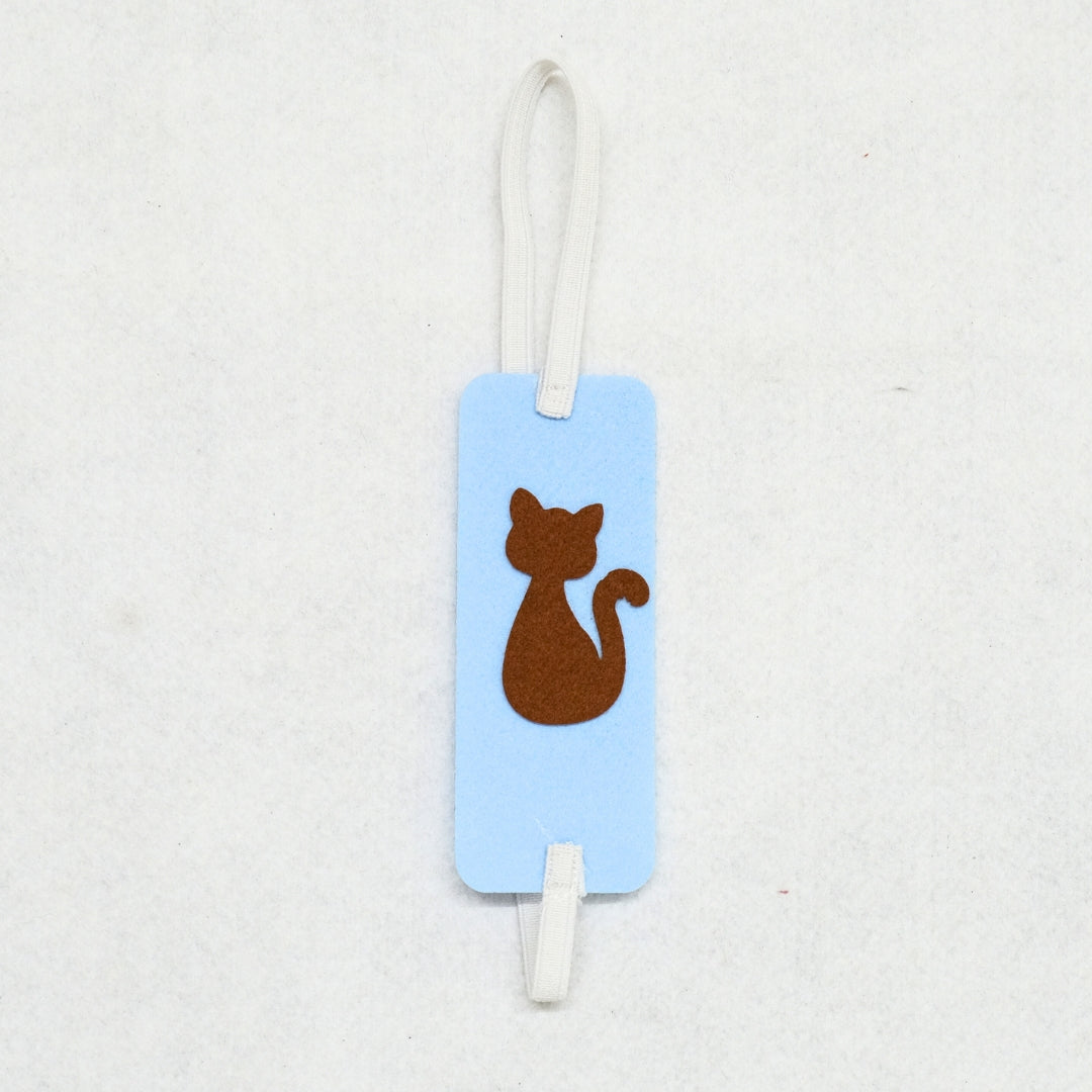HRIKU® Felt Bookmark Set, Indian-Made, Set of 3 - Cat Dog