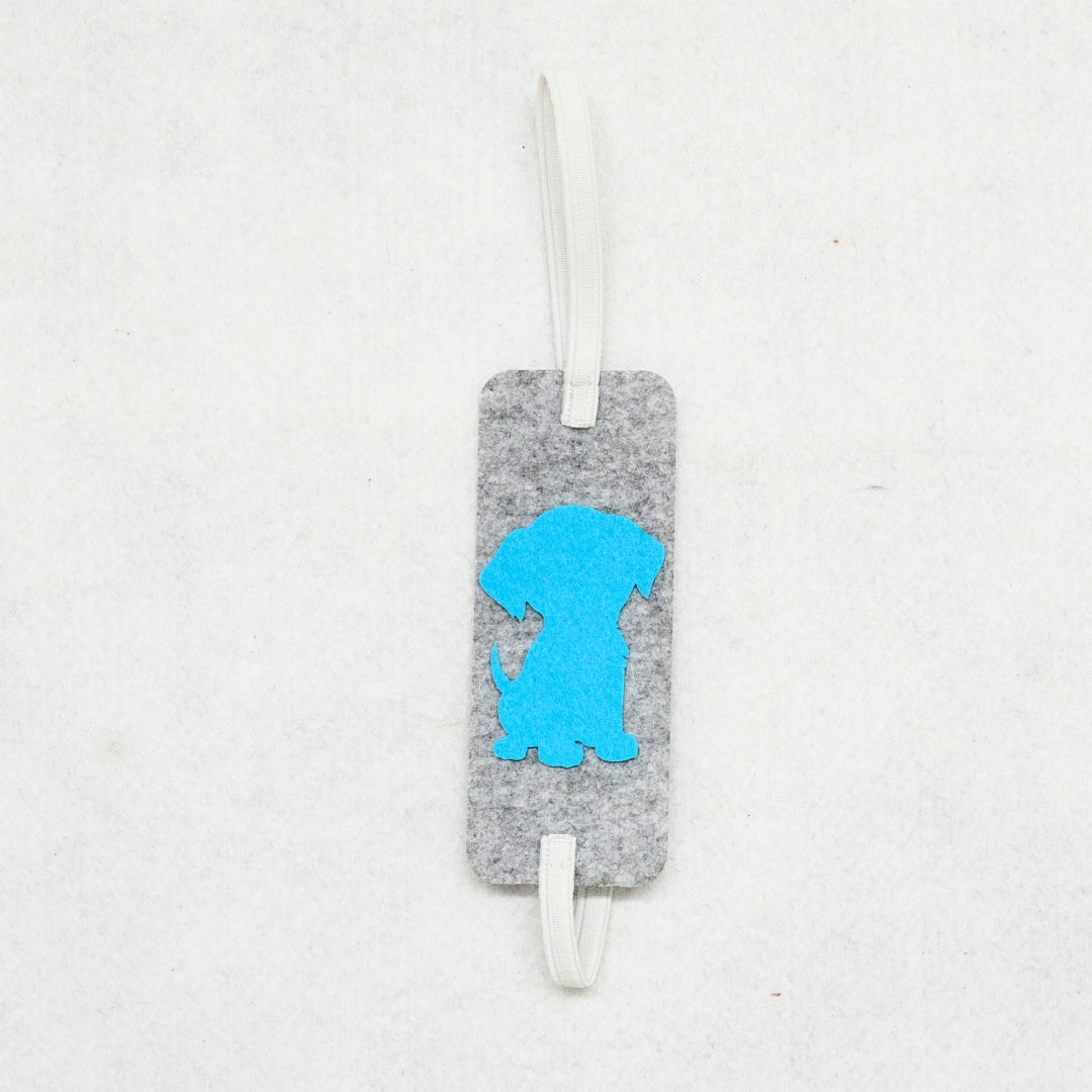 HRIKU® Felt Bookmark Set, Indian-Made, Set of 3 - Cat Dog