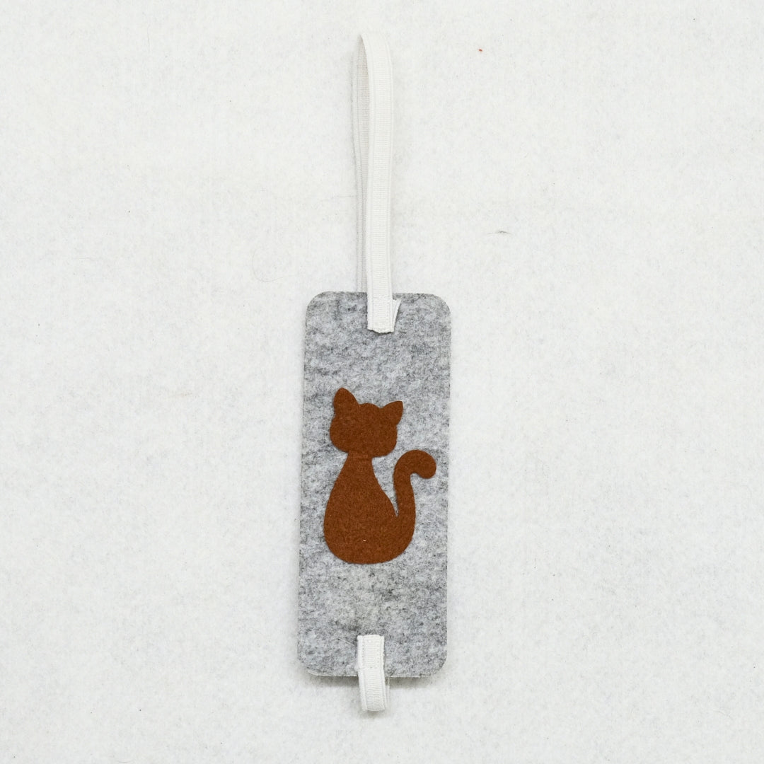 HRIKU® Felt Bookmark Set, Indian-Made, Set of 3 - Cat Dog