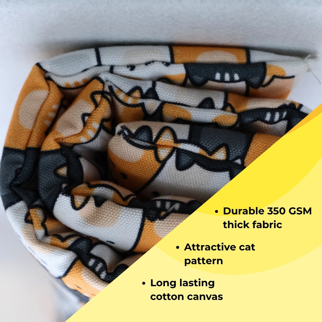 HRIKU® Cat-Themed Comforter for Cats - Calico