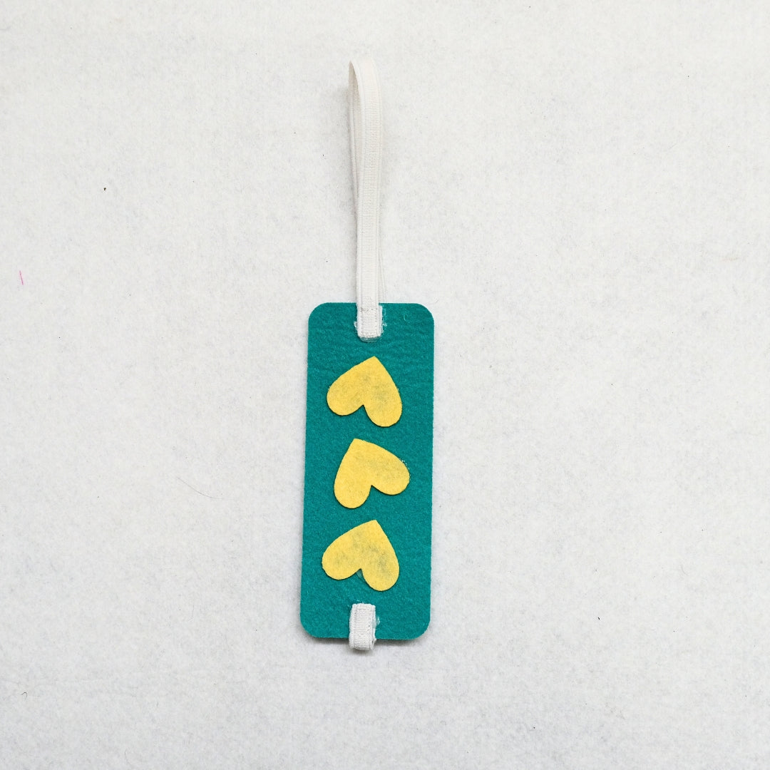 HRIKU® Felt Bookmark Set, Indian-Made, Set of 3 - Nature