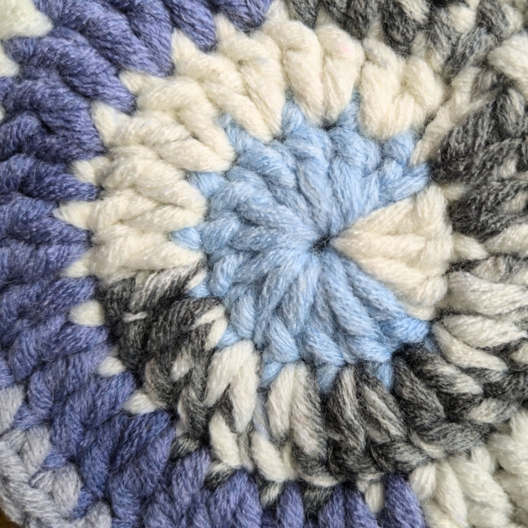 HRIKU® Crochet Wool Cat Coaster Cute & Durable - Set of 2