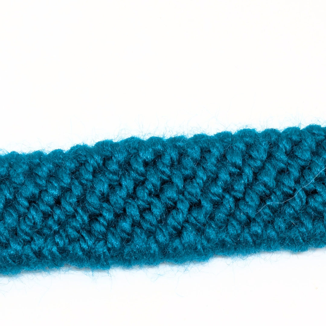 HRIKU® Cat Neck Bands - Cozy Winter Fashion for Cats - Cyan (Pack of 2)