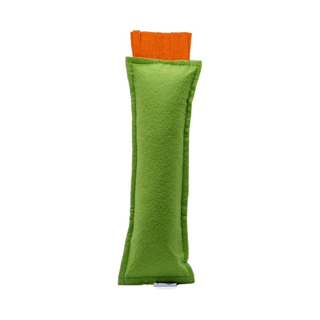 HRIKU® Catnip Felt Kicker Toy, Organic Himalayan Catnip - Green