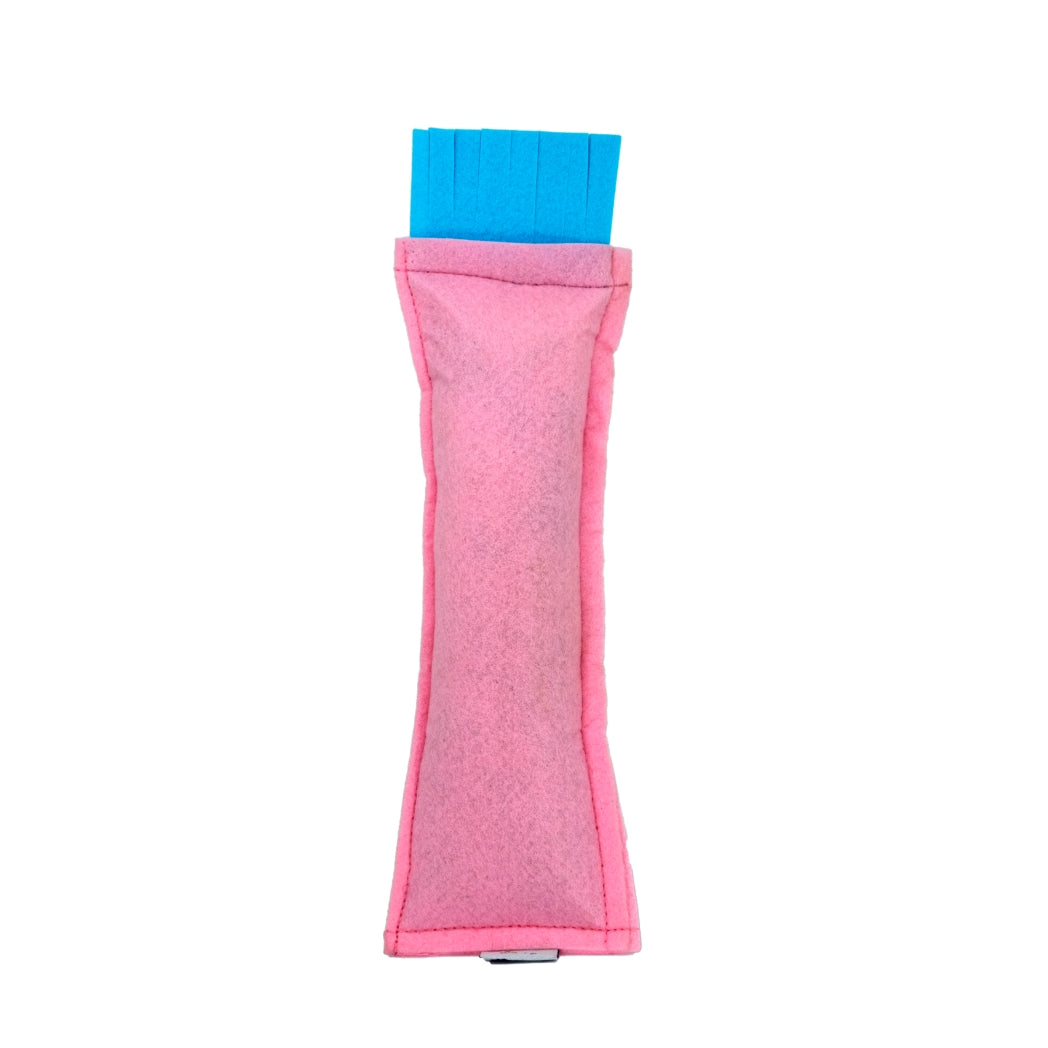 HRIKU® Catnip Felt Kicker Toy, Organic Himalayan Catnip - Pink