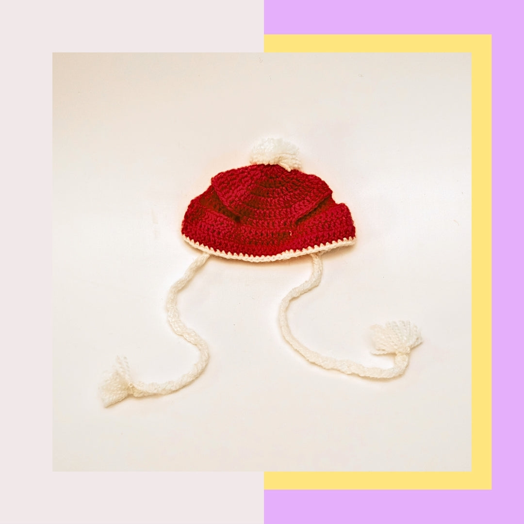 HRIKU® Woollen Pet Cap, Indian-Made, Handcrafted Fashion - Christmas Magic