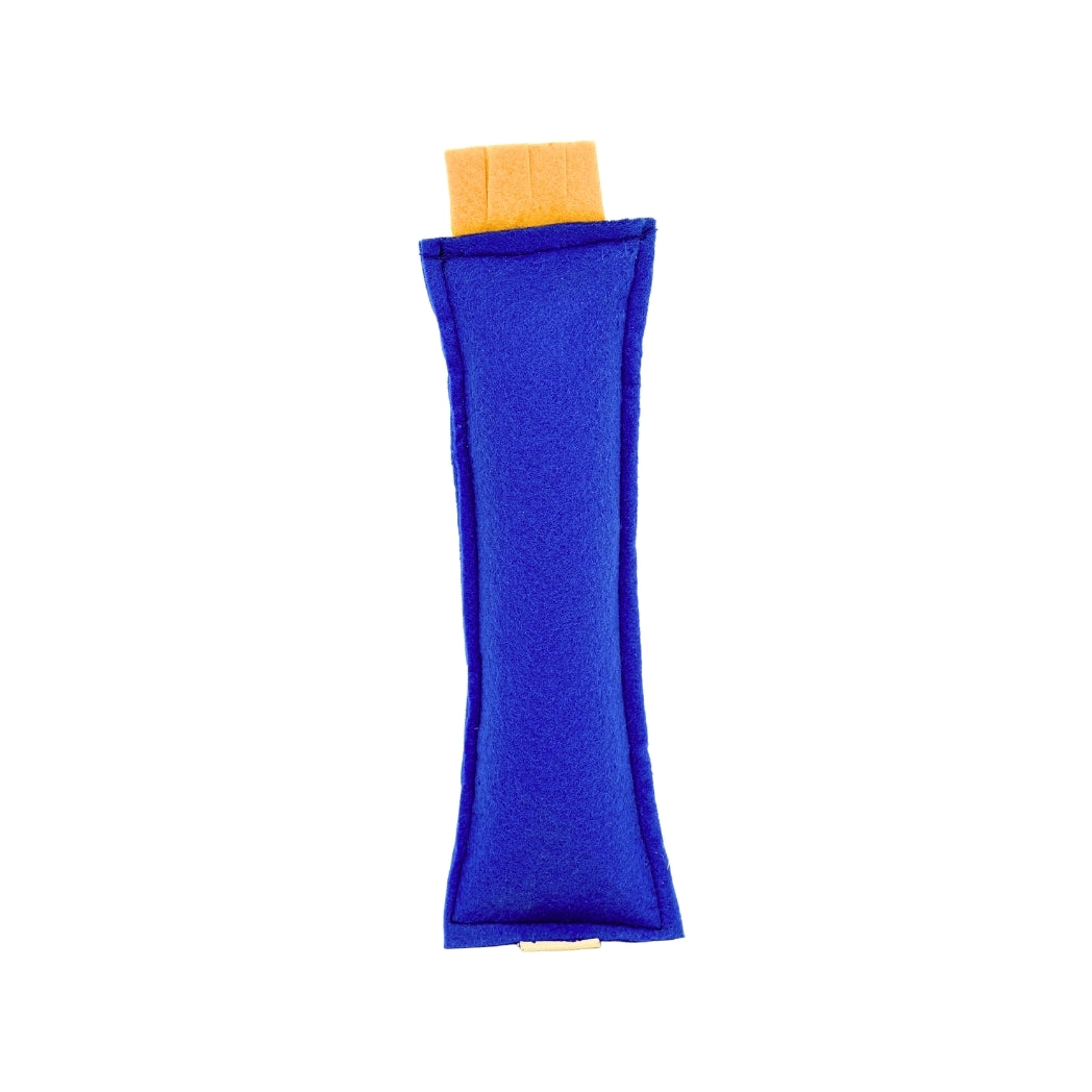 HRIKU® Catnip Felt Kicker Toy, Organic Himalayan Catnip - Indigo