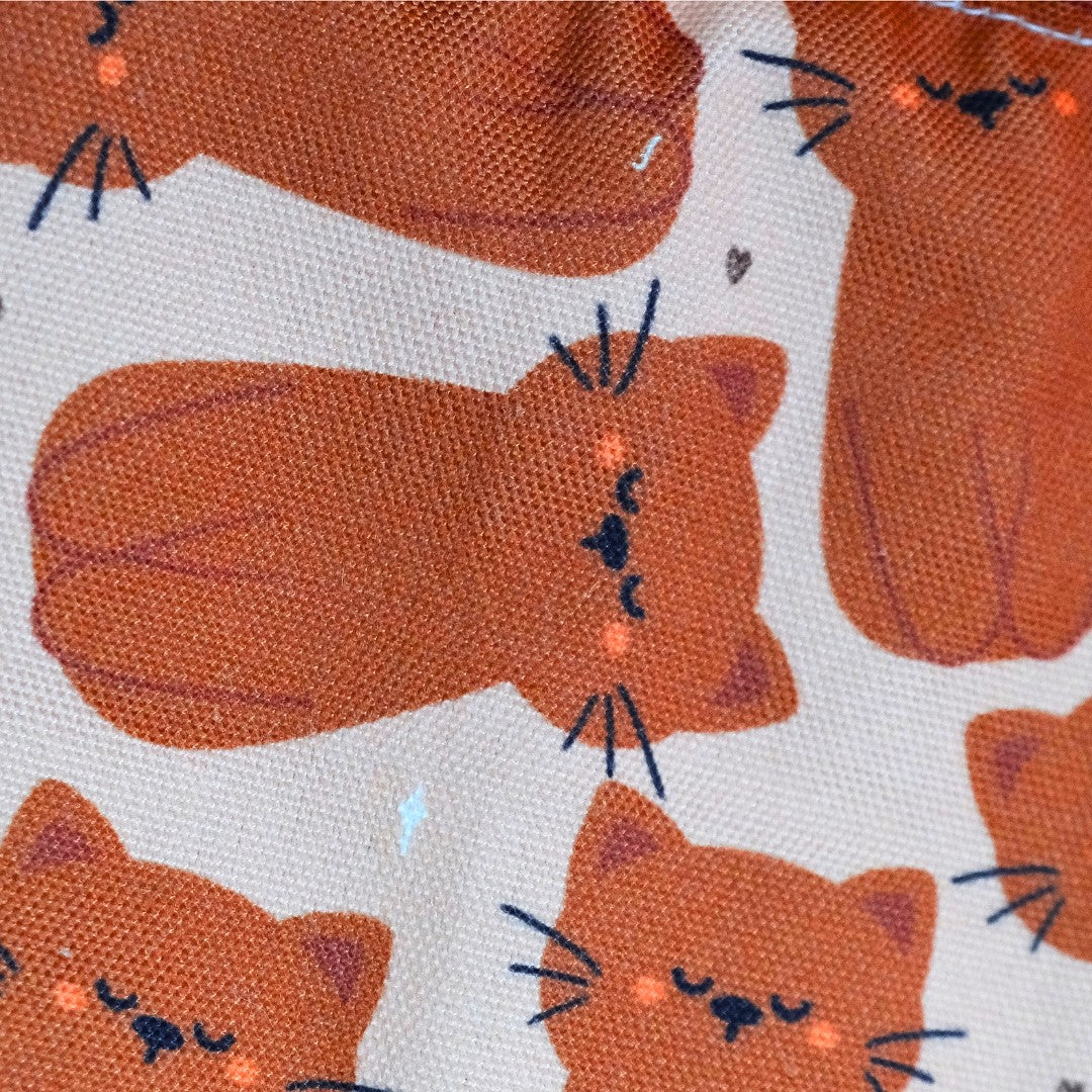 HRIKU® Cat-Themed Comforter for Cats - Brown