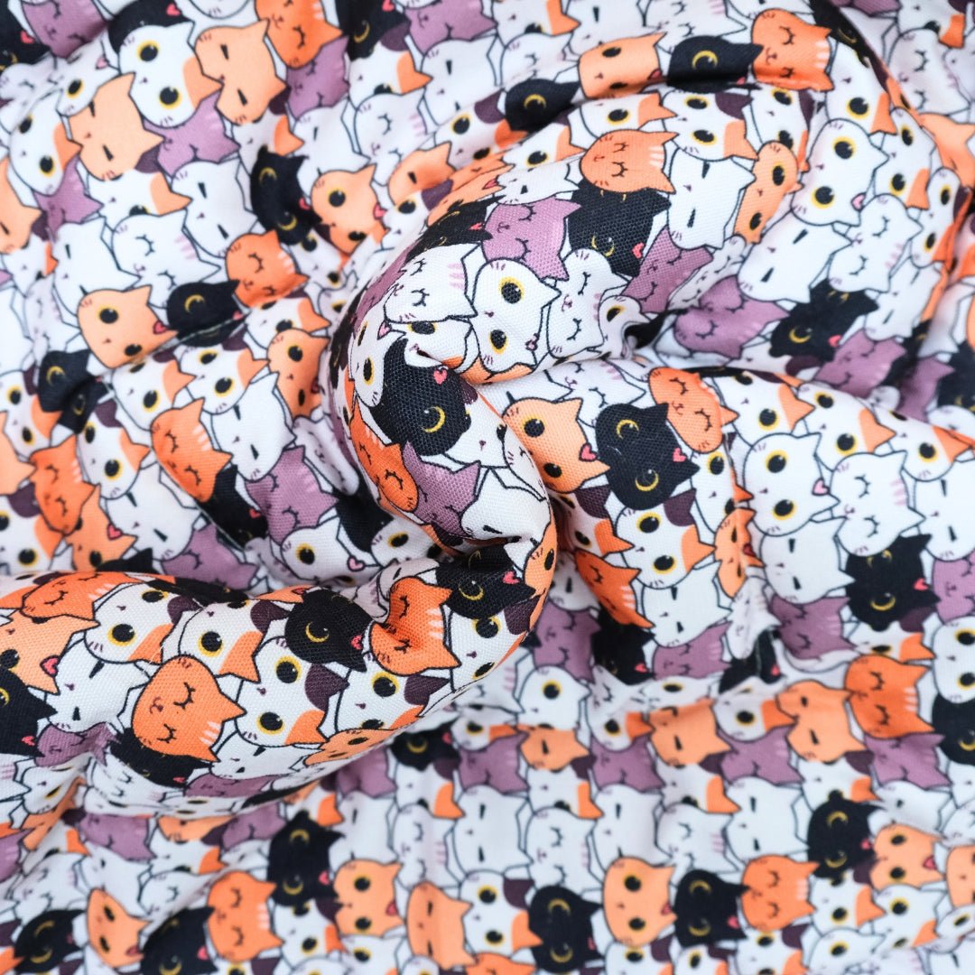HRIKU® Cat-Themed Comforter for Cats - Neon