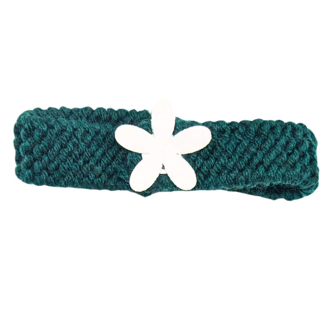 HRIKU® Cat Neck Bands - Cozy Winter Fashion for Cats - Sea Green (Pack of 2)