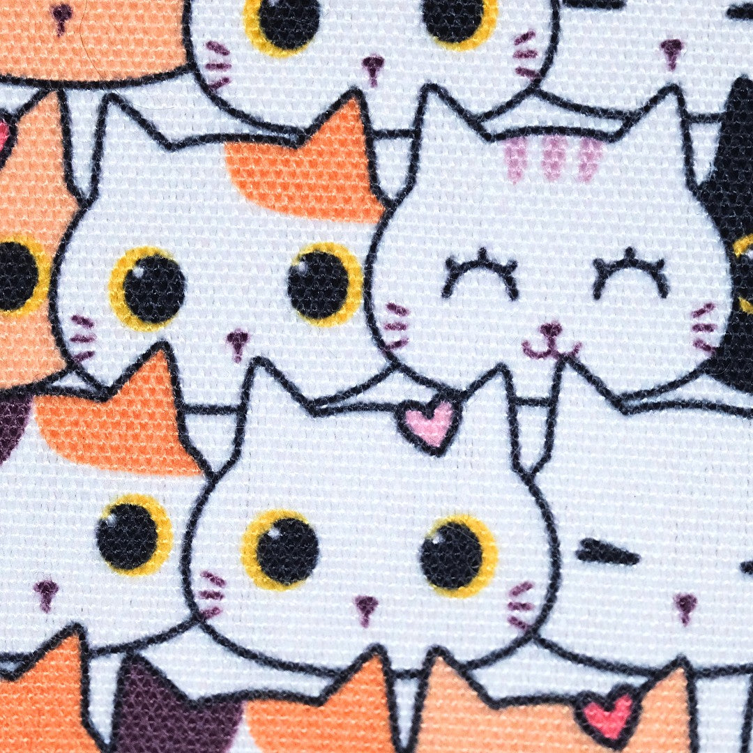 HRIKU® Cat-Themed Comforter for Cats - Neon