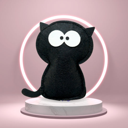 HRIKU® Felt Catnip Toy Marjari (Cat), Organic Himalayan Catnip, Handcrafted