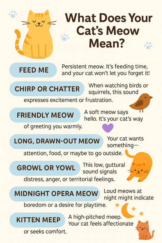 What’s Your Cat Saying? A Fun Guide to Their Meows