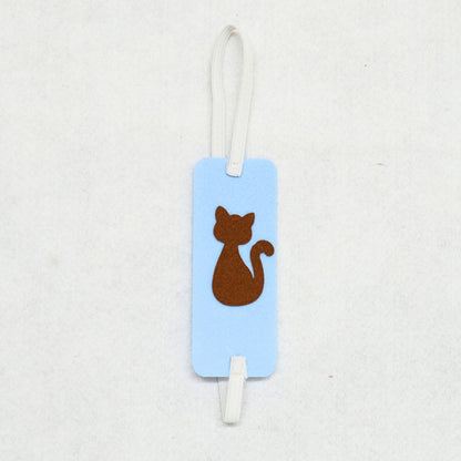 HRIKU® Felt Bookmark Set, Indian-Made, Set of 3 - Cat Dog