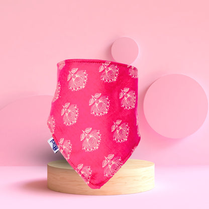 HRIKU® Cat Bandana - Cotton - Floral (Pink)