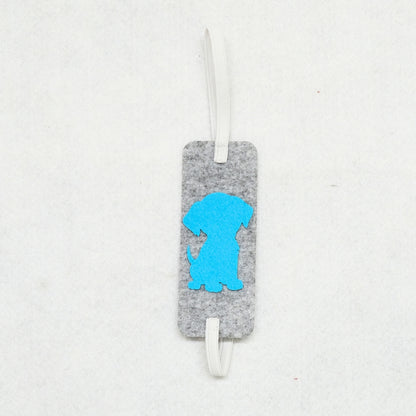 HRIKU® Felt Bookmark Set, Indian-Made, Set of 3 - Cat Dog