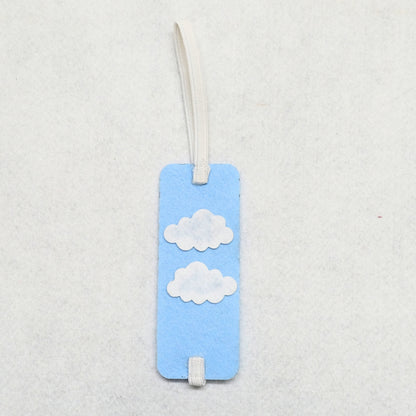 HRIKU® Felt Bookmark Set, Indian-Made, Set of 3 - Nature