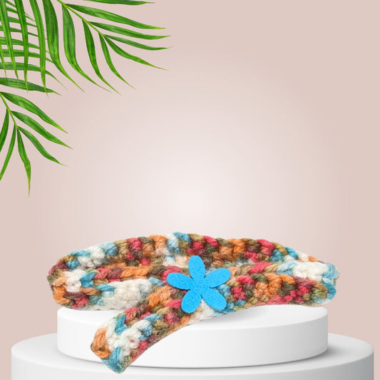 HRIKU® Crocheted Woollen Cat Muffler, Indian-Made, Handcrafted - Myraid