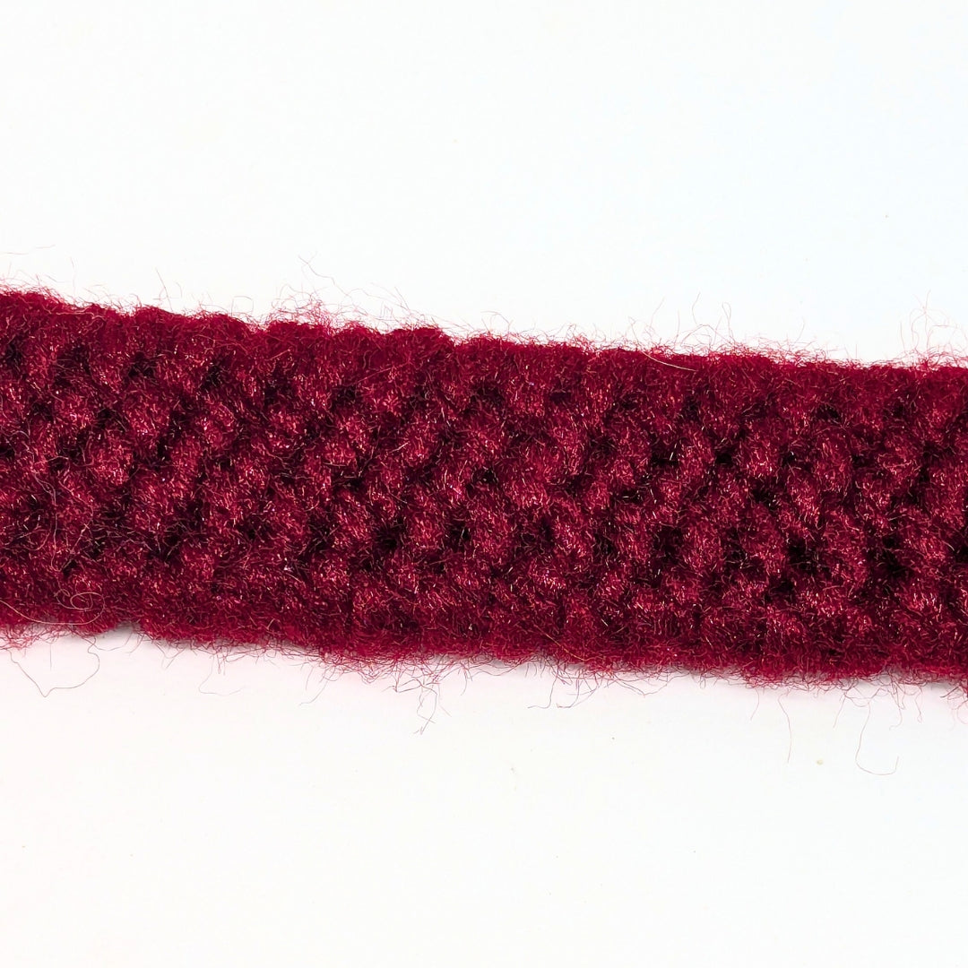 HRIKU® Cat Neck Bands - Cozy Winter Fashion for Cats - Maroon (Pack of 2)