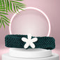 HRIKU® Cat Neck Bands - Cozy Winter Fashion for Cats - Sea Green (Pack of 2)