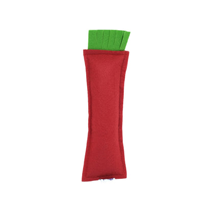 HRIKU® Catnip Felt Kicker Toy, Organic Himalayan Catnip - Red