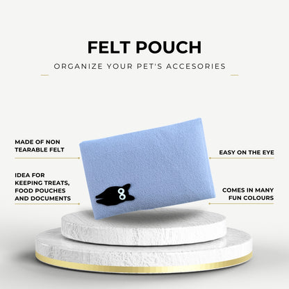 HRIKU® Felt Pet Organizer, Indian-Made, Handcrafted - Pupper