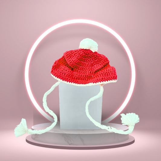 HRIKU® Woollen Pet Cap, Indian-Made, Handcrafted Fashion - Christmas Magic