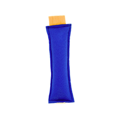 HRIKU® Catnip Felt Kicker Toy, Organic Himalayan Catnip - Indigo