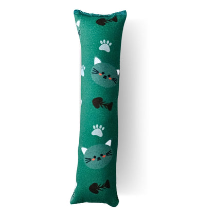 HRIKU® Catnip Canvas Kicker Toy, Organic Himalayan Catnip – Neko Parade (Green)