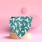 HRIKU® Dog Bandana, Organic Cotton Dabu Print, Indian-Made - Green
