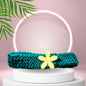 HRIKU® Cat Neck Bands - Cozy Winter Fashion for Cats - Cyan (Pack of 2)