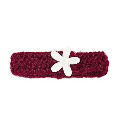 HRIKU® Cat Neck Bands - Cozy Winter Fashion for Cats - Maroon (Pack of 2)