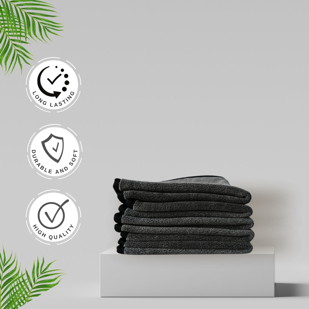 Microfiber Cloth - Ultra-Absorbent for Litter Box, Pet Accessories & Home Cleaning - 600 GSM